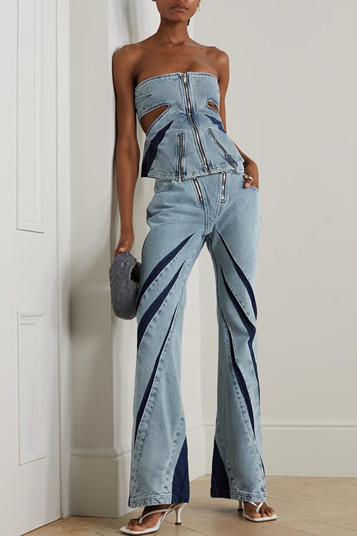 Denim set up