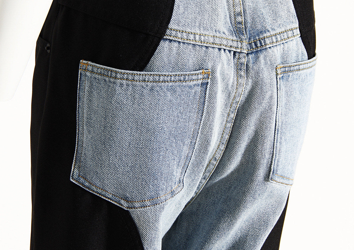 Wave cut denim