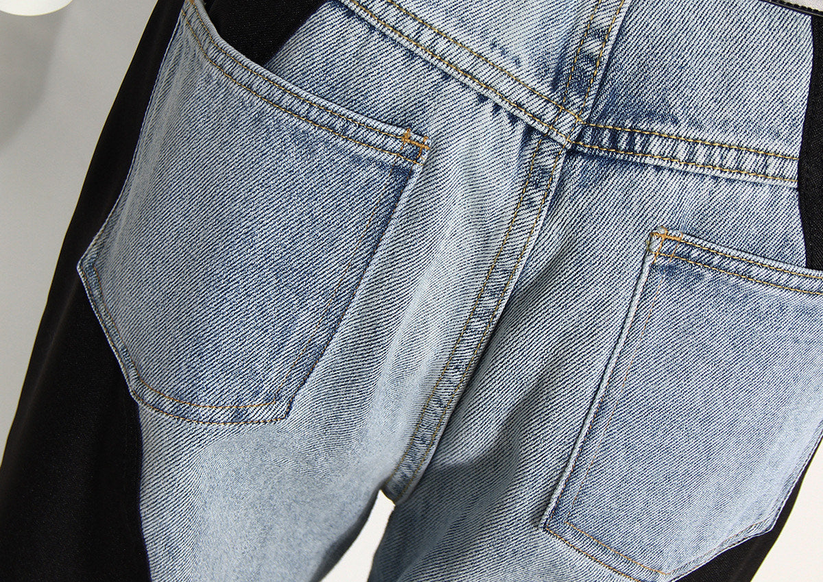 Wave cut denim